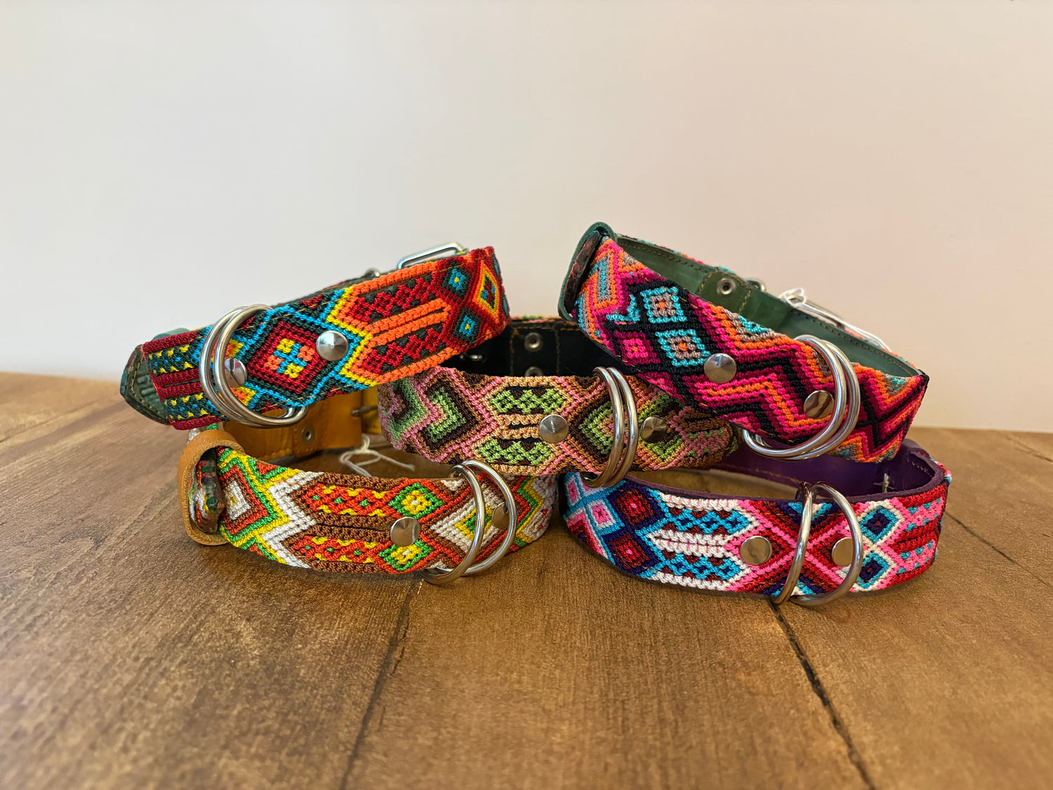 Fully Woven Mexican Handmade Dog Collars