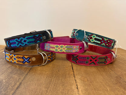 Tacquito Soft Leather Handmade Mexican Dog Collars - 65cm