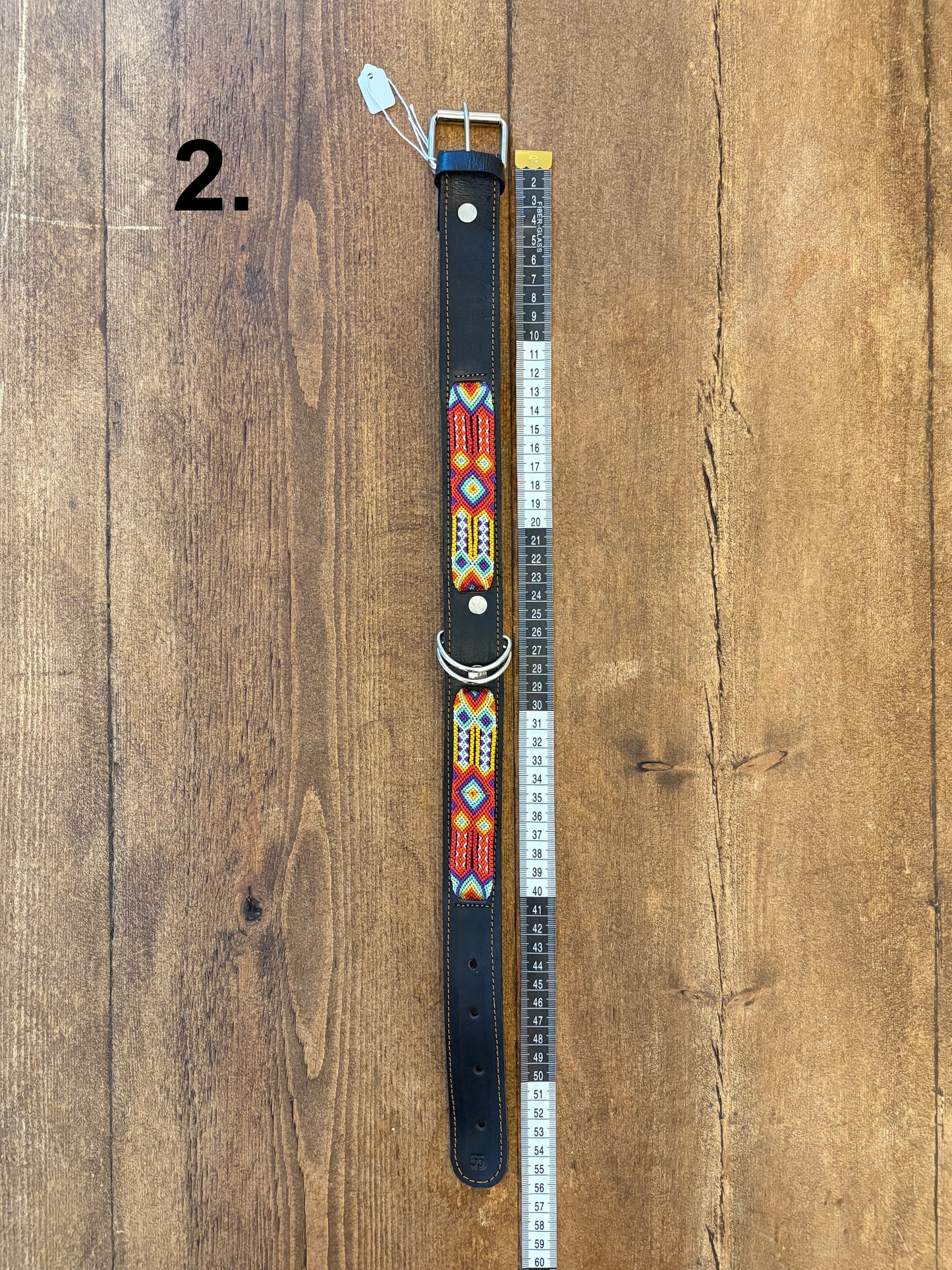 Tacquito Soft Leather Handmade Mexican Dog Collars - 55cm
