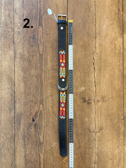 Tacquito Soft Leather Handmade Mexican Dog Collars - 55cm