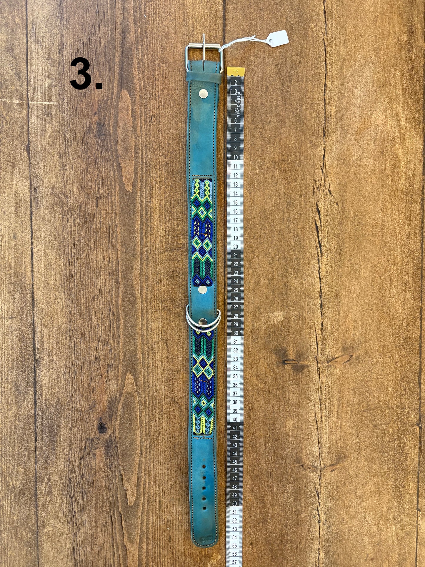 Tacquito Soft Leather Handmade Mexican Dog Collars - 55cm
