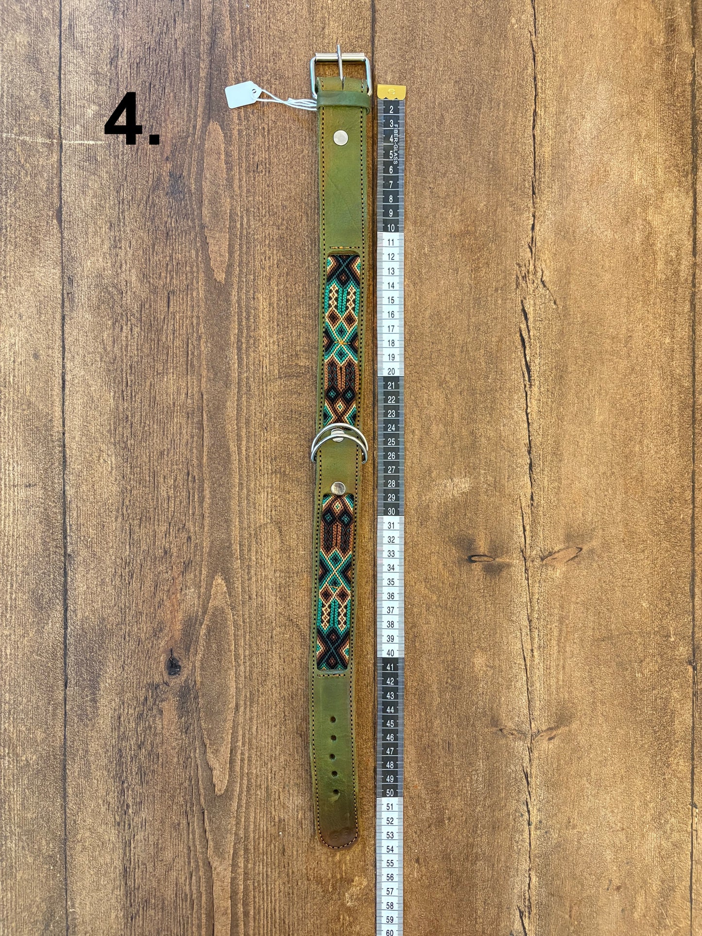 Tacquito Soft Leather Handmade Mexican Dog Collars - 55cm