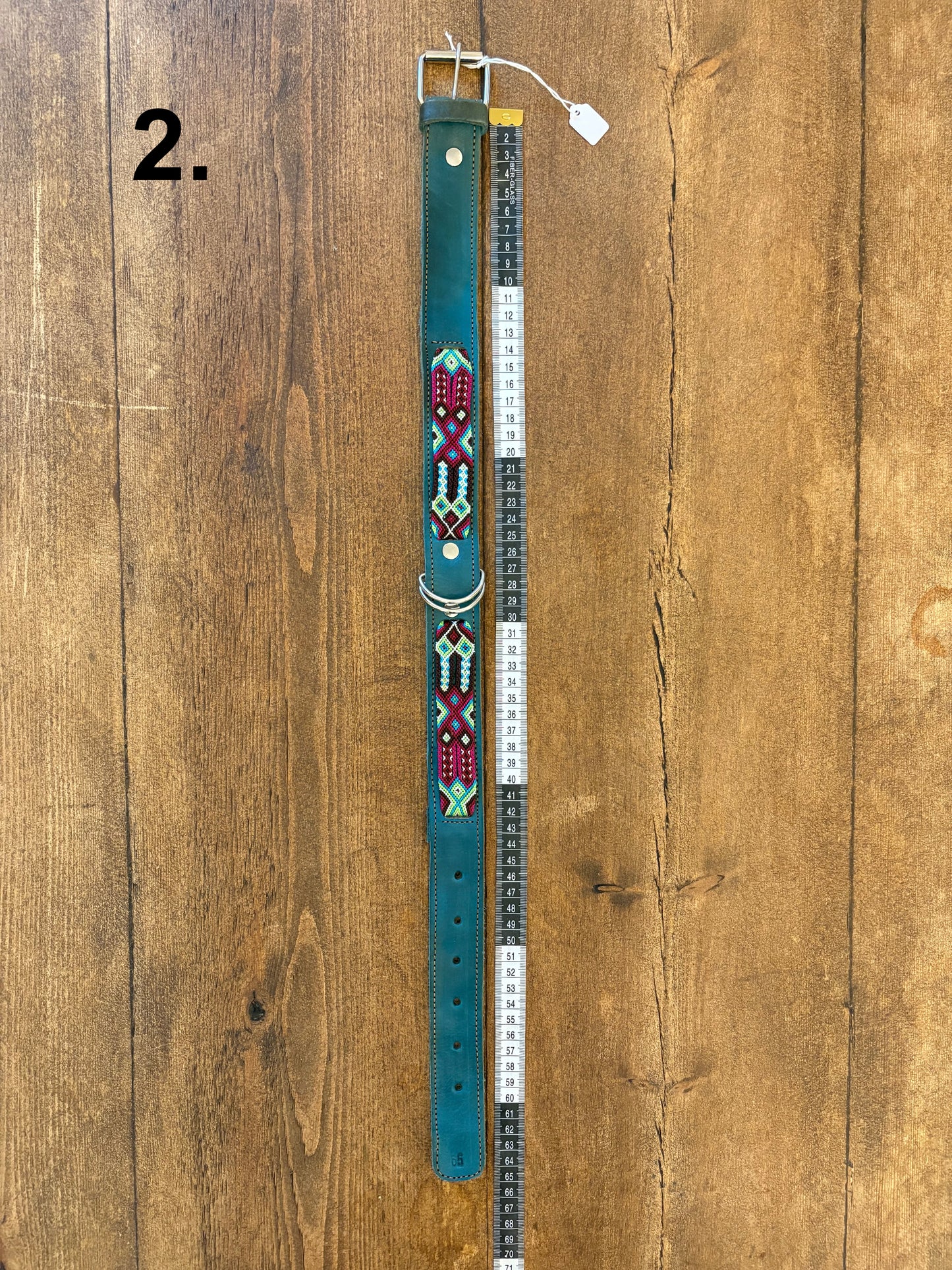 Tacquito Soft Leather Handmade Mexican Dog Collars - 65cm
