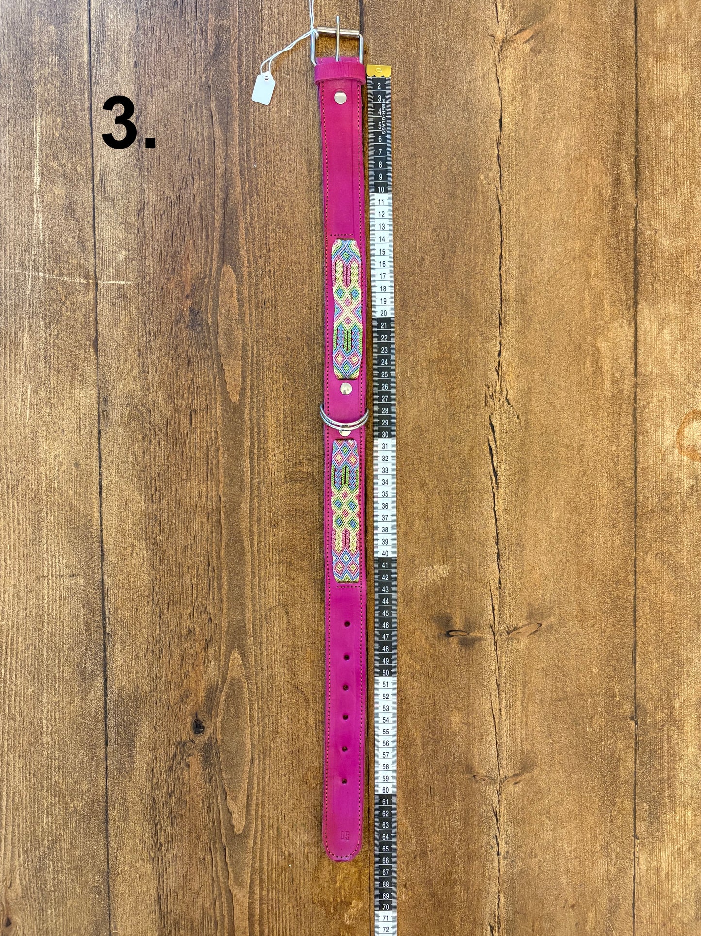 Tacquito Soft Leather Handmade Mexican Dog Collars - 65cm