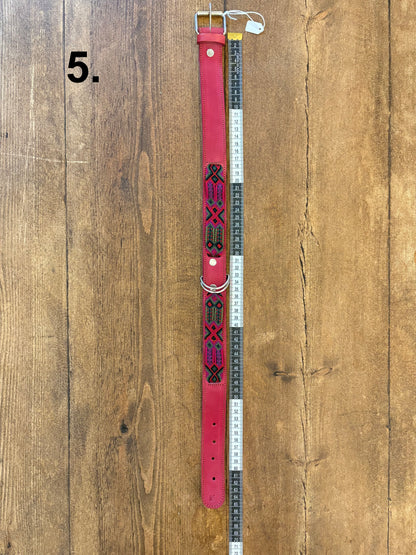 Tacquito Soft Leather Handmade Mexican Dog Collars - 65cm